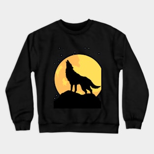 howling at the moon Crewneck Sweatshirt